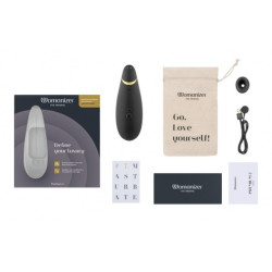 Womanizer Premium 2 陰蒂吸啜器（黑 藍 灰白 莓紅 紅）