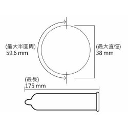 Jex iX 0.02 大碼PU安全套 - 6片裝